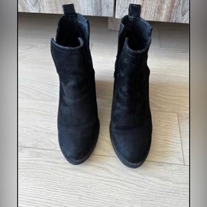 Black Steve Madden Suede Boots